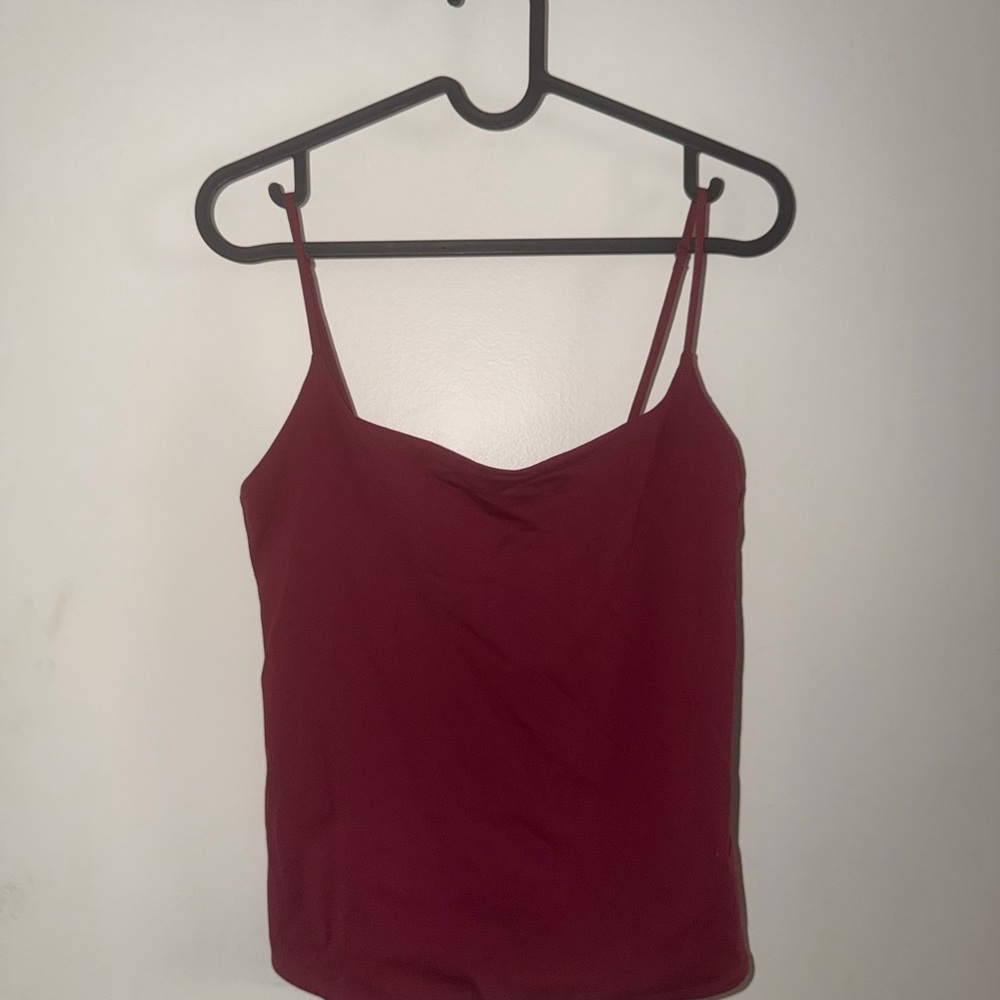Babaton Burgundy Contour Tank Top